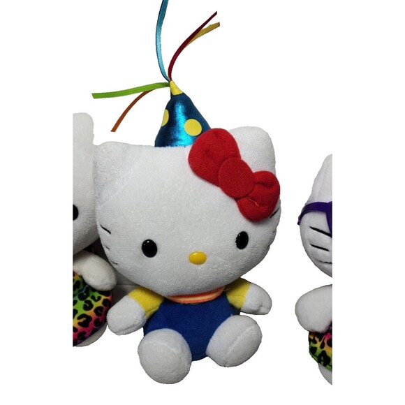 Lot of 4 TY Hello Kitty Plush Toys 6" 2014 2015 by Sanrio - Picture 3 of 7